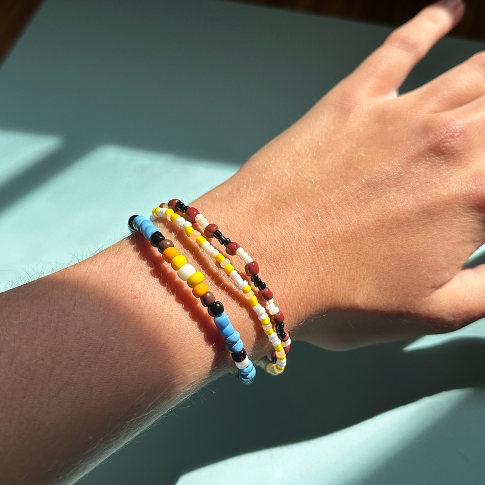 Handmade Colorful bracelet stack